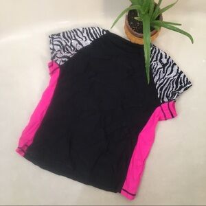 Girls swim tee shirt rashguard